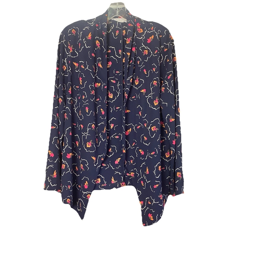 LUSH Women's Polyester Lightweight Floral Long Sleeved‎ Cardigan Large SKU C104